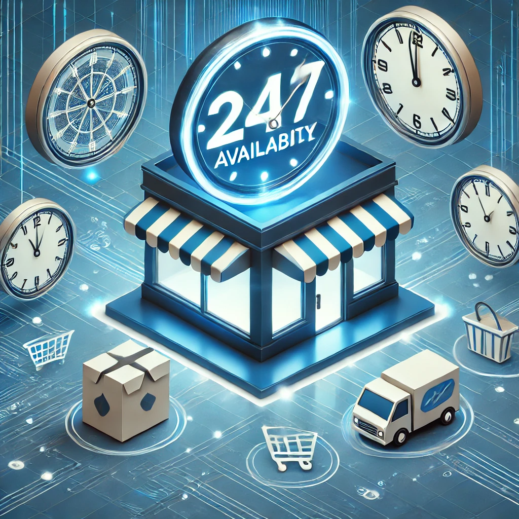 24/7 Availability Icon